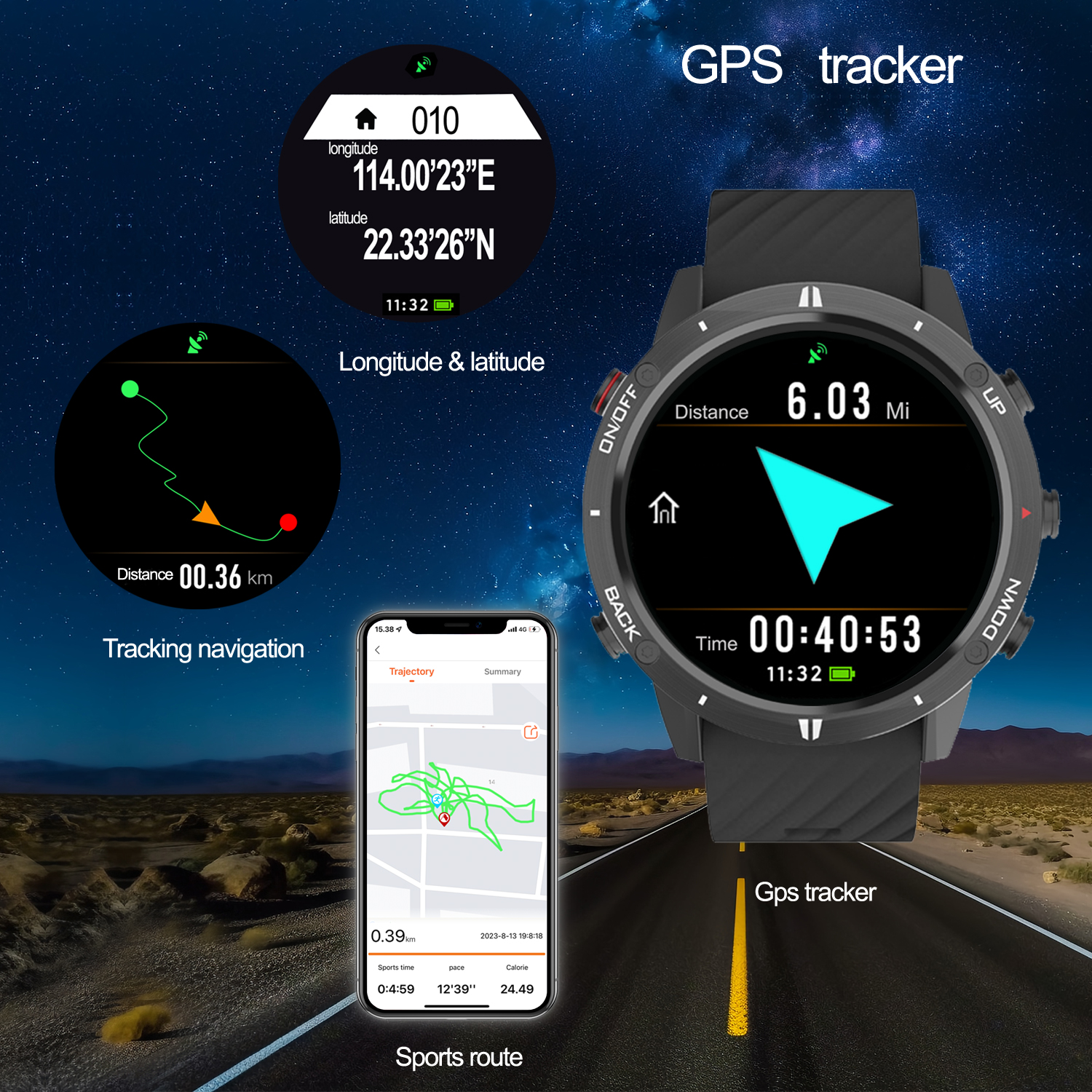 2024 New Sunroad GPS Sports Wa - Smartwatch Watches For Men Digital review and price