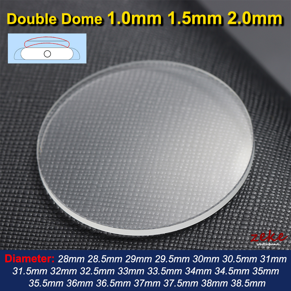 Double Dome 1.0/1.5/2.0mm Thic - Watch Crystal Replacement review and price